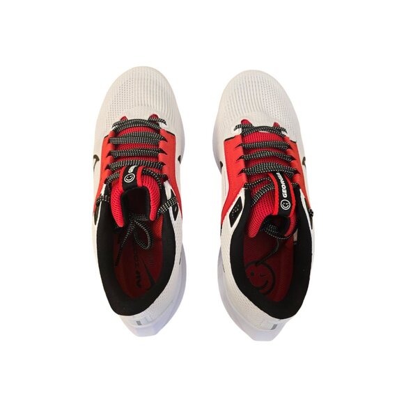 NIKE AIR ZOOM PEGASUS 40 UGA GEORGIA BULLDOGS WHITE RED BLACK MEN’S - Picture 8 of 11